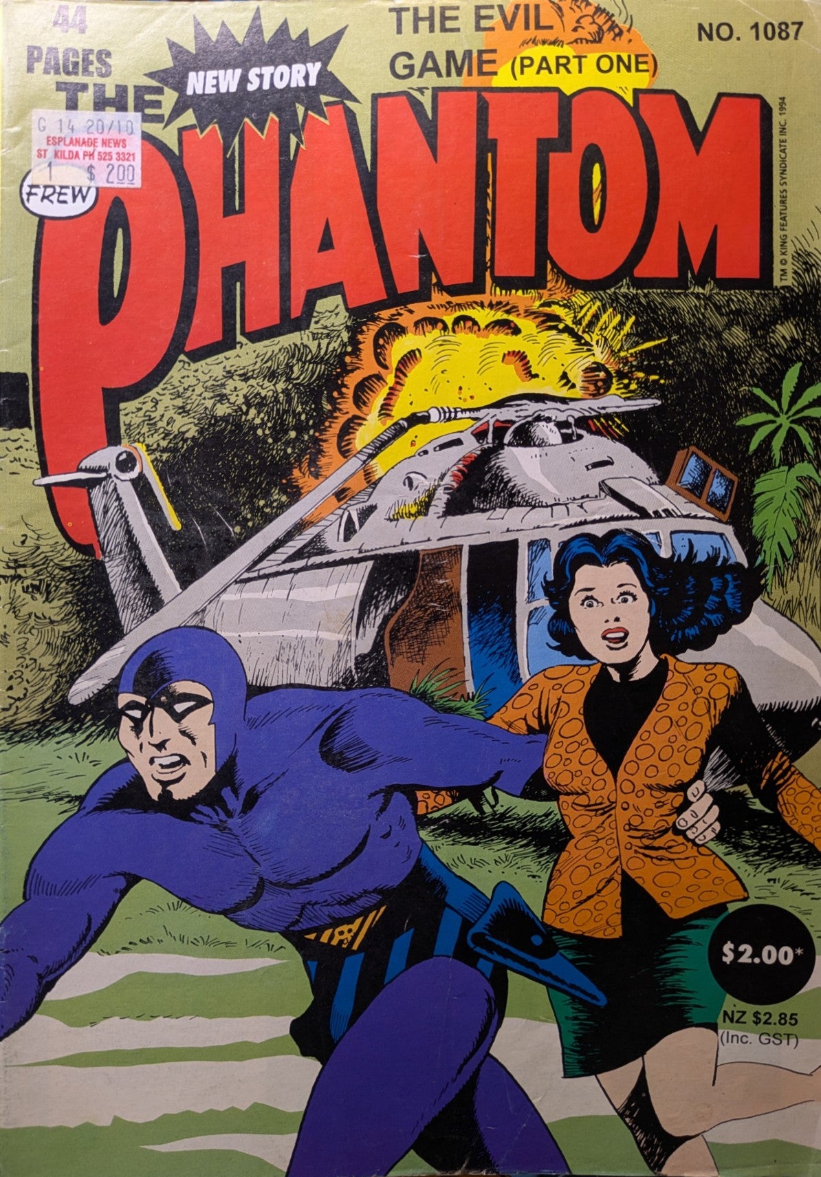 FREW - Phantom Comics #1087 : The Evil Game - 1 (Crease on Cover)