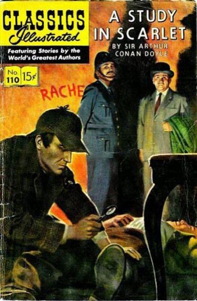 Classics Illustrated #110 A Study in Scarlet (Fine)