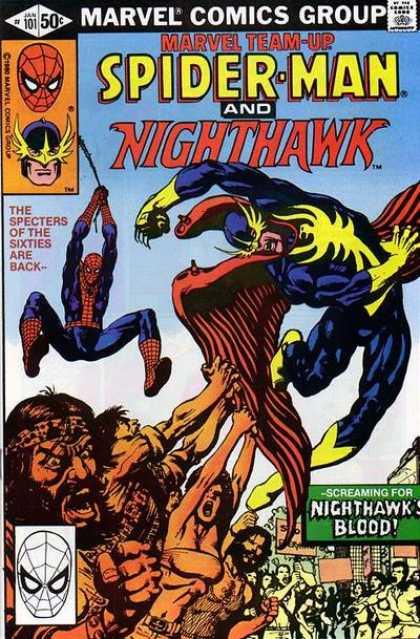 Marvel Team-Up #101 Spiderman and Nighthawk