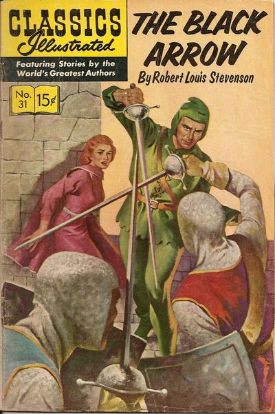 Classics Illustrated #31 - The Black Arrow (Fine)