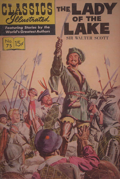 Classics Illustrated #75 The Lady of the Lake (Fine)