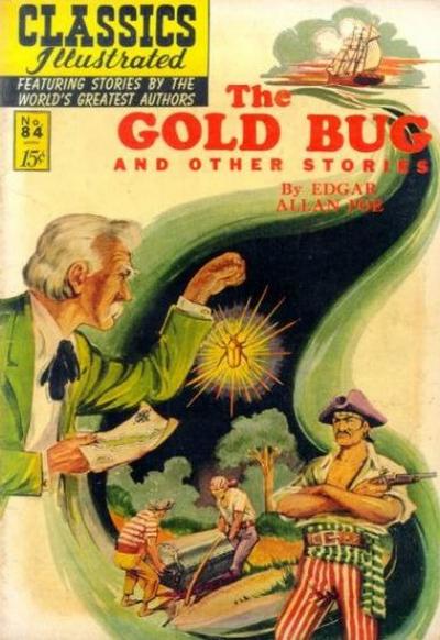 Classics Illustrated #84 The Gold Bug and Other Stories (Fine)