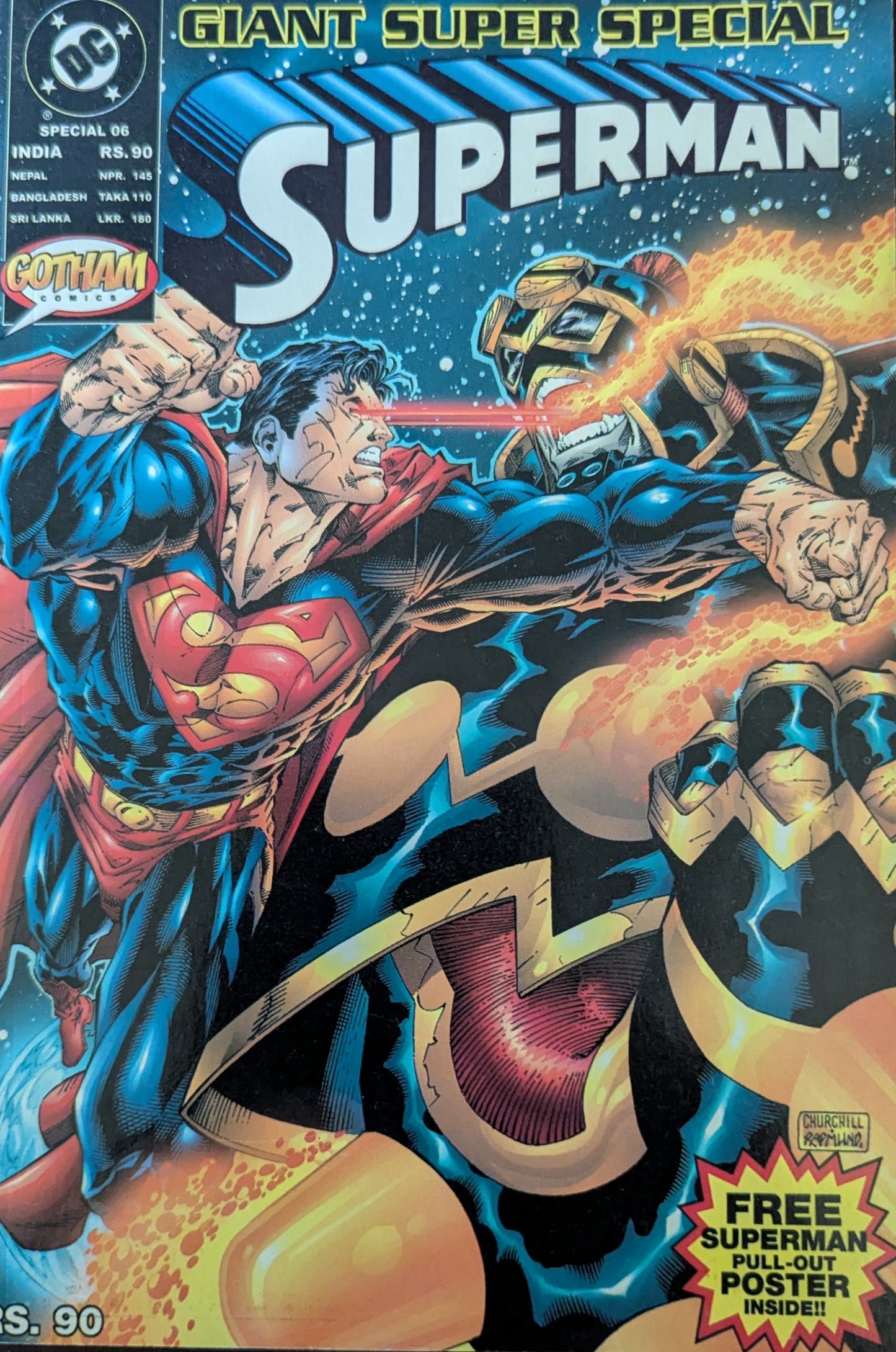 Gotham - Superman #6 - GSS (With Poster)
