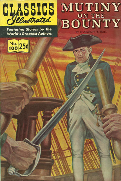 Classics Illustrated #100 Mutiny on the Bounty (Fine)