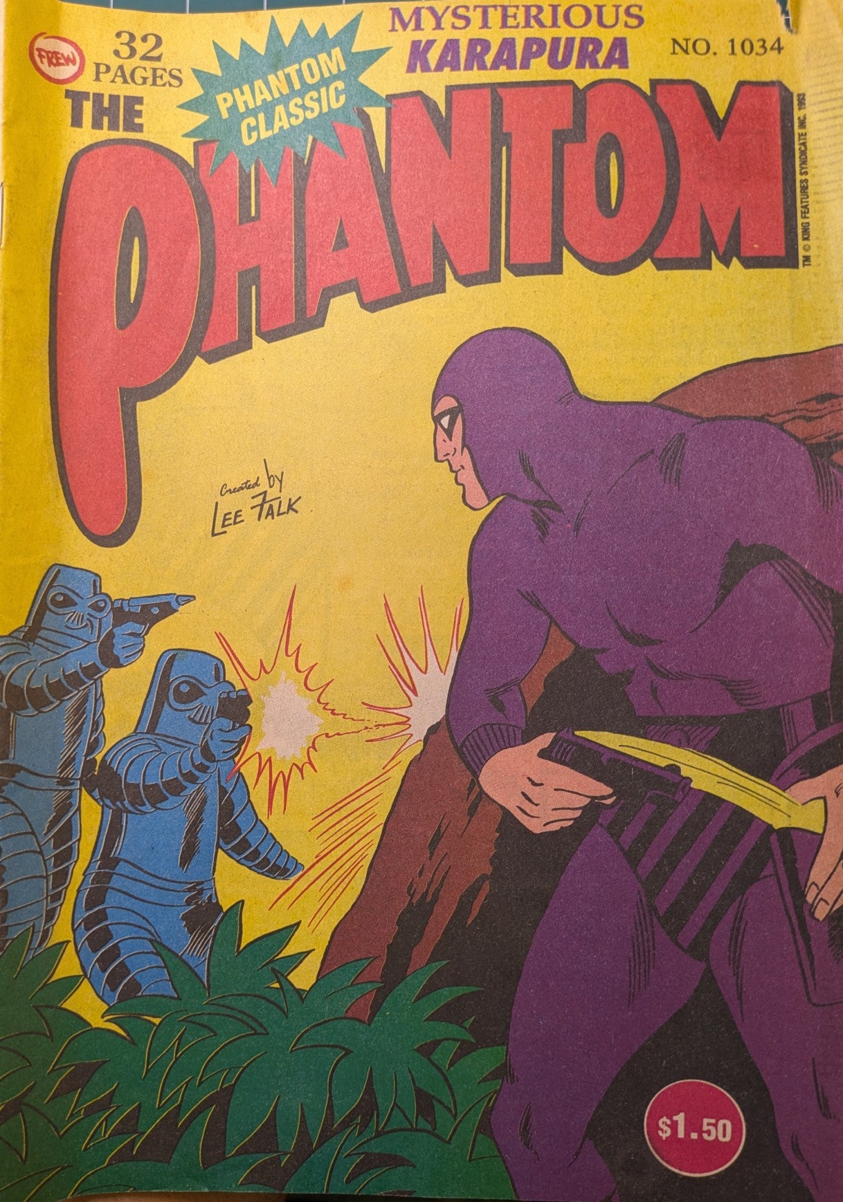 THE PHANTOM - FREW #1034 : Mysterious Karapura (Minor Cover Damage)