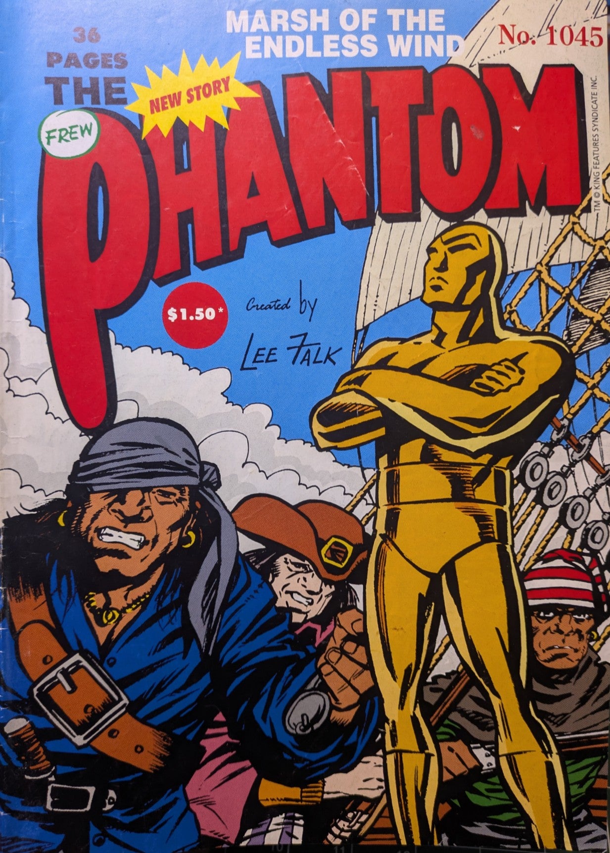 FREW - Phantom Comics #1045: Marsh of the Endless Wind (Crease on cover)