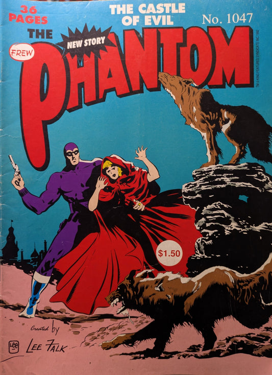 FREW - Phantom Comics #1047: The Castle of Evil (Minor Crease on cover)