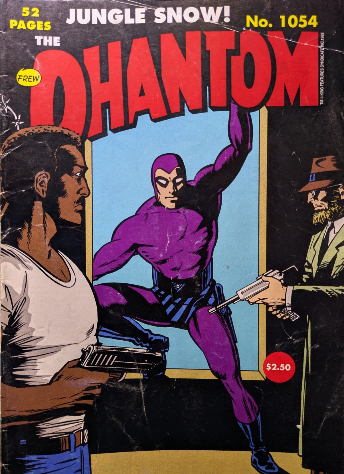 FREW - Phantom Comics #1054: Jungle Snow ! (Crease on Cover)
