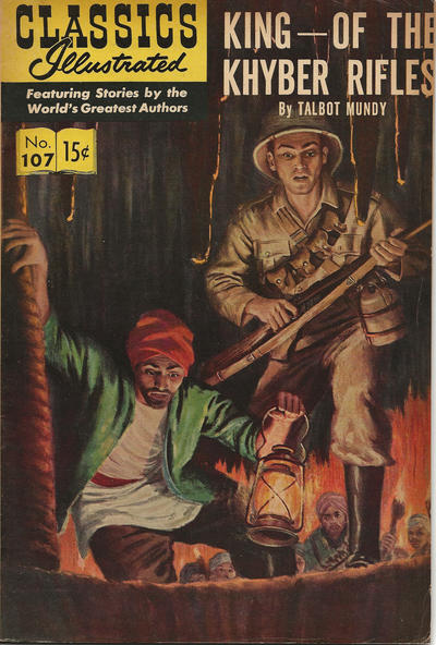 Classics Illustrated #107 King ? of the Khyber Rifles (Fine)