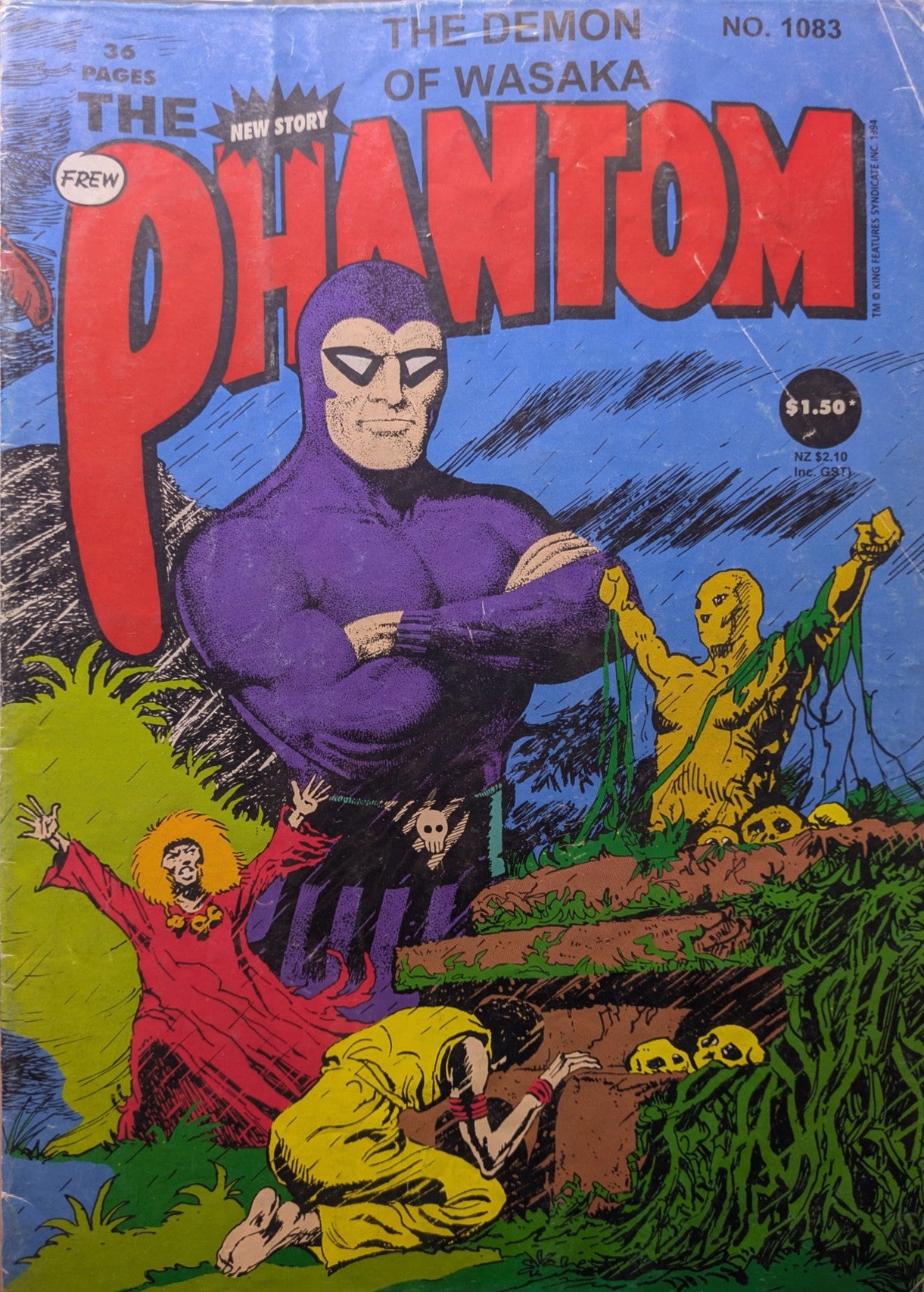 FREW - Phantom Comics #1083 : The Demon of Wasaka (Crease on Cover)