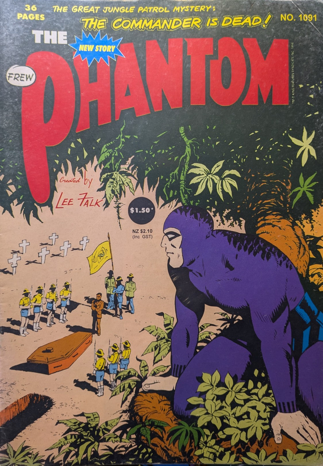 FREW - Phantom Comics #1091 : The Comander is Dead (Crease on Cover)
