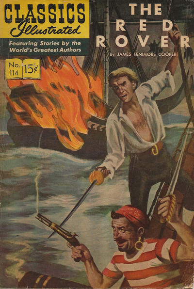 Classics Illustrated #114 The Red Rover (Fine)