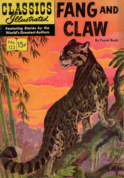 Classics Illustrated #123 Fang and Claw (Fine)