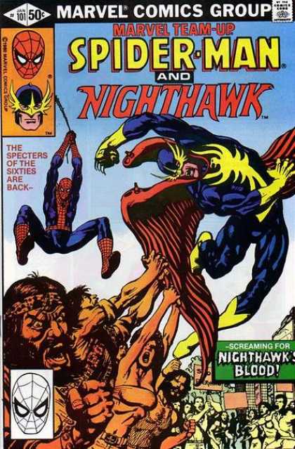 Marvel Team-Up #101 Spiderman and Nighthawk