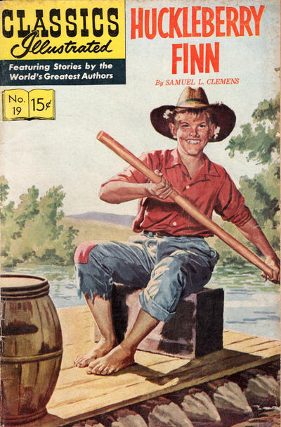 Classics Illustrated #19 - Huckleberry Finn (Fine)