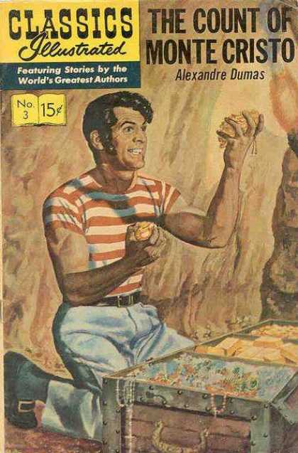 Classics Illustrated #3 - The Count of Monte Cristo (Fine)