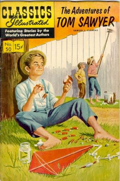 Classics Illustrated #50 - Adventures of Tom Sawyer (Fine)