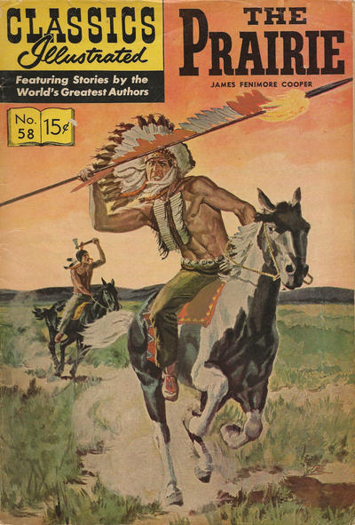 Classics Illustrated #58 The Prairie (Fine)