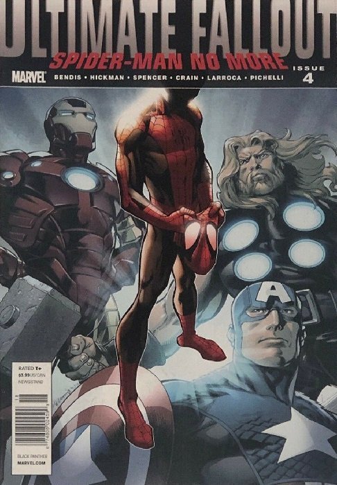 Ultimate Fallout Spiderman No More #4-Fascimile Edition