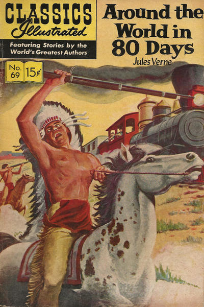 Classics Illustrated #69 Around the World in 80 Days (Fine)