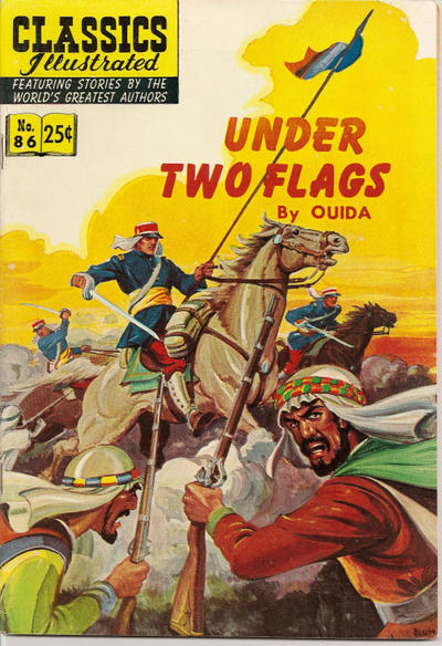 Classics Illustrated #86 Under Two Flags (Fine)
