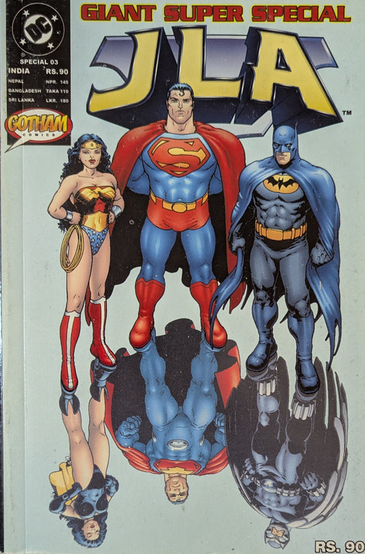 Gotham - JLA #3- GSS (Without Poster - Cover page edge torn)