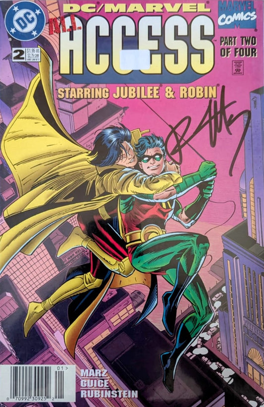 DC/MARVEL COMICS - ALL ACCESS#2 SIGNED BY RON MARZ NO COA